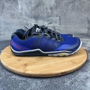 Merrell Trail Glove 5 Shoes Mens Size 7.5 Blue Barefoot Vibram Minimalist J84811